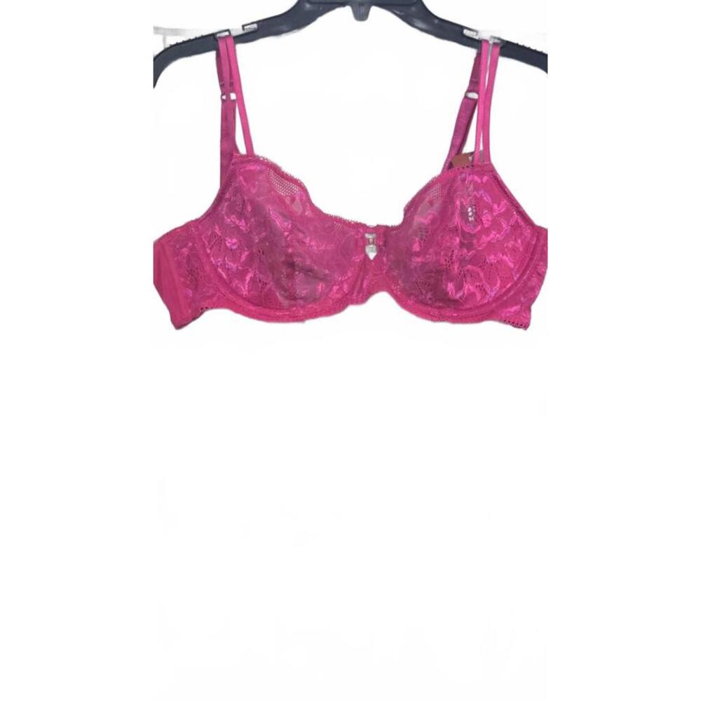 Adored by More Me Pink Lace Underwire Bra - Size 40C